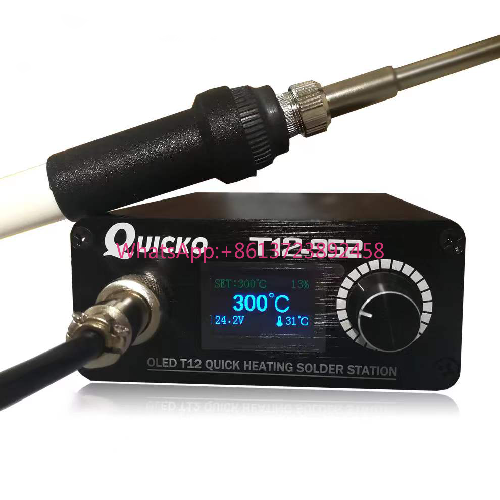 T12 Soldering Station Oled - 急速加熱T12-952はんだごてステーション、電子工作用はんだごて、最新版OLEDデジタル表示はんだごてステーション